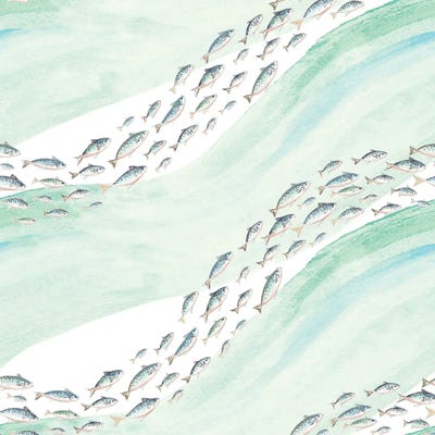 Ocean Treasures Fishes by Patricia Pinto framed canvas print