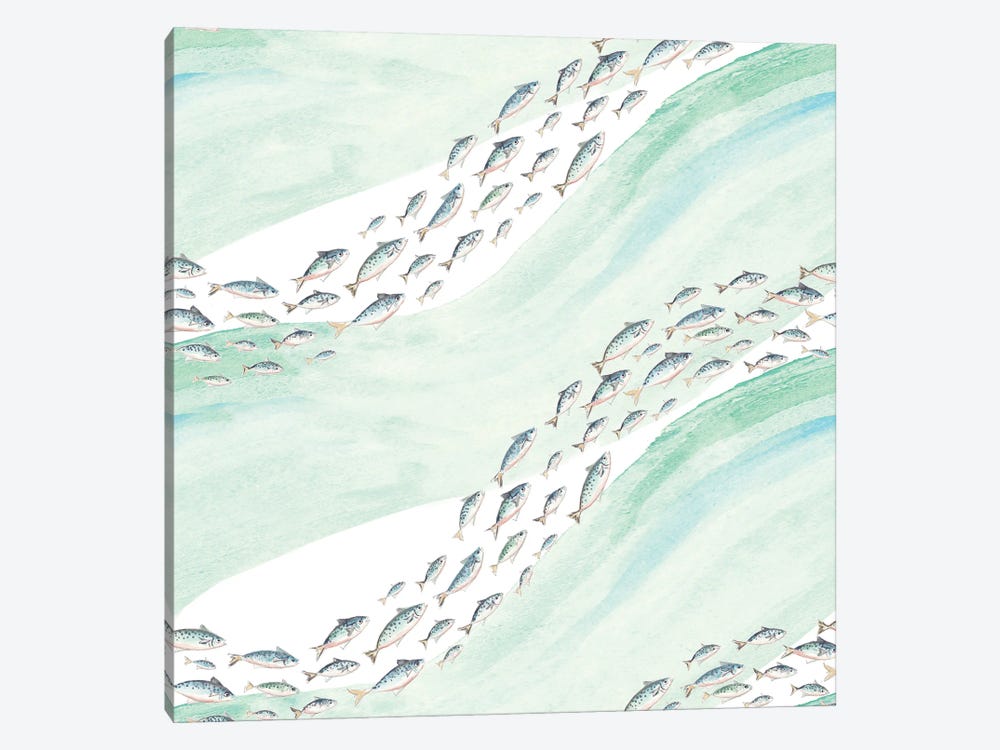 Ocean Treasures Fishes by Patricia Pinto 1-piece Canvas Art Print