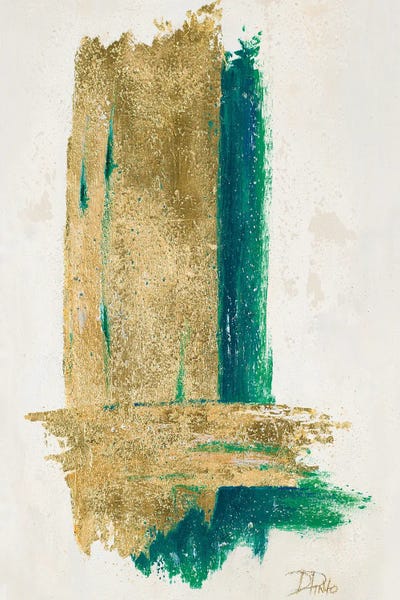 On Gold II by Patricia Pinto framed canvas print