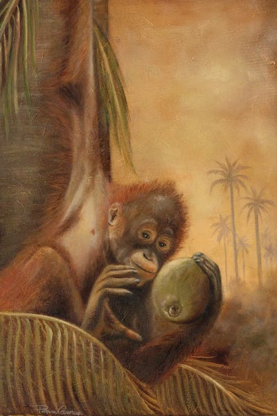 Orangutans: Orangutan I by Patricia Pinto