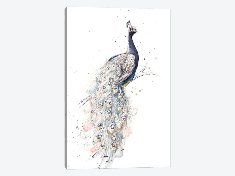 Peacock by Patricia Pinto 1-piece Canvas Artwork