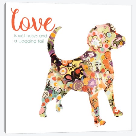 Pet Love II Canvas Print #PPI875} by Patricia Pinto Canvas Art