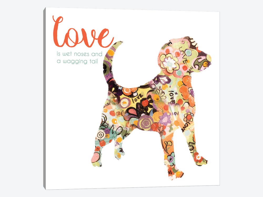 Pet Love II by Patricia Pinto 1-piece Canvas Art