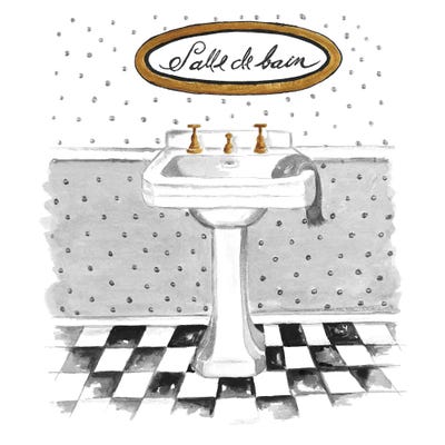 Salle de Bain by Patricia Pinto canvas print