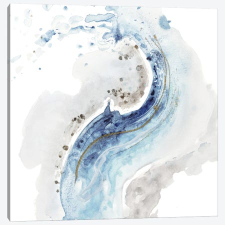 Scrambled Blue River Canvas Print #PPI882} by Patricia Pinto Canvas Art