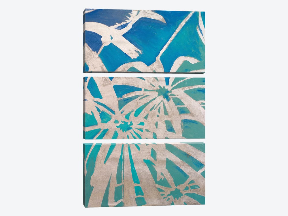 Silver Palms I by Patricia Pinto 3-piece Canvas Wall Art
