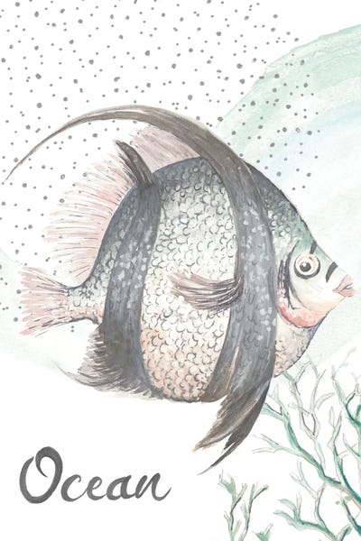 Angelfish: Turquoise Ocean Fish by Patricia Pinto