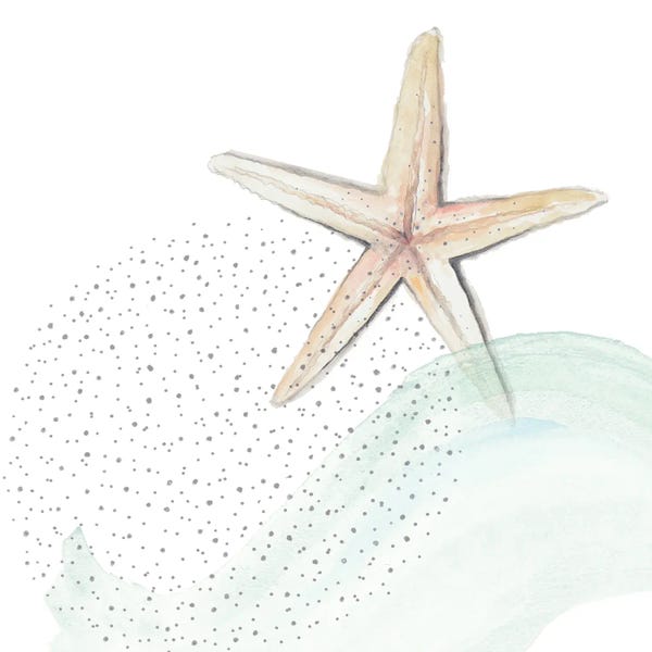 Starfish: Turquoise Ocean Treasure Star by Patricia Pinto