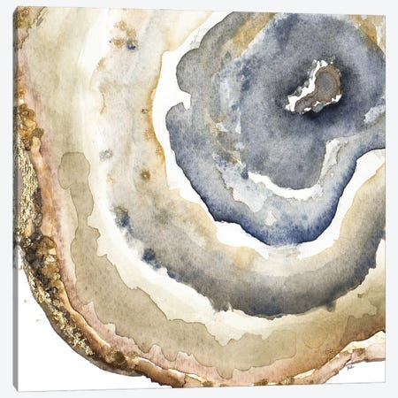 Up Close Agate Watercolor I Canvas Print #PPI918} by Patricia Pinto Canvas Wall Art