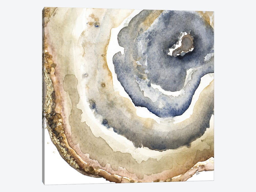 Up Close Agate Watercolor I by Patricia Pinto 1-piece Canvas Wall Art