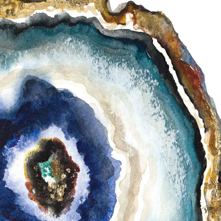 Up Close Agate Watercolor II