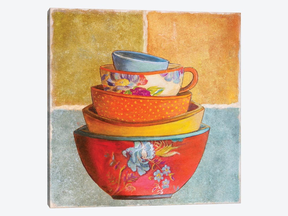 Collage Bowls I by Patricia Pinto 1-piece Art Print