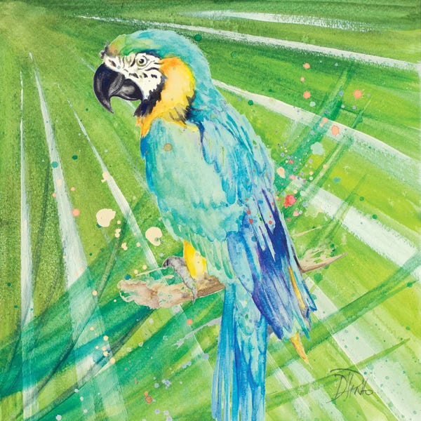 Pineapples: Colorful Parrot by Patricia Pinto
