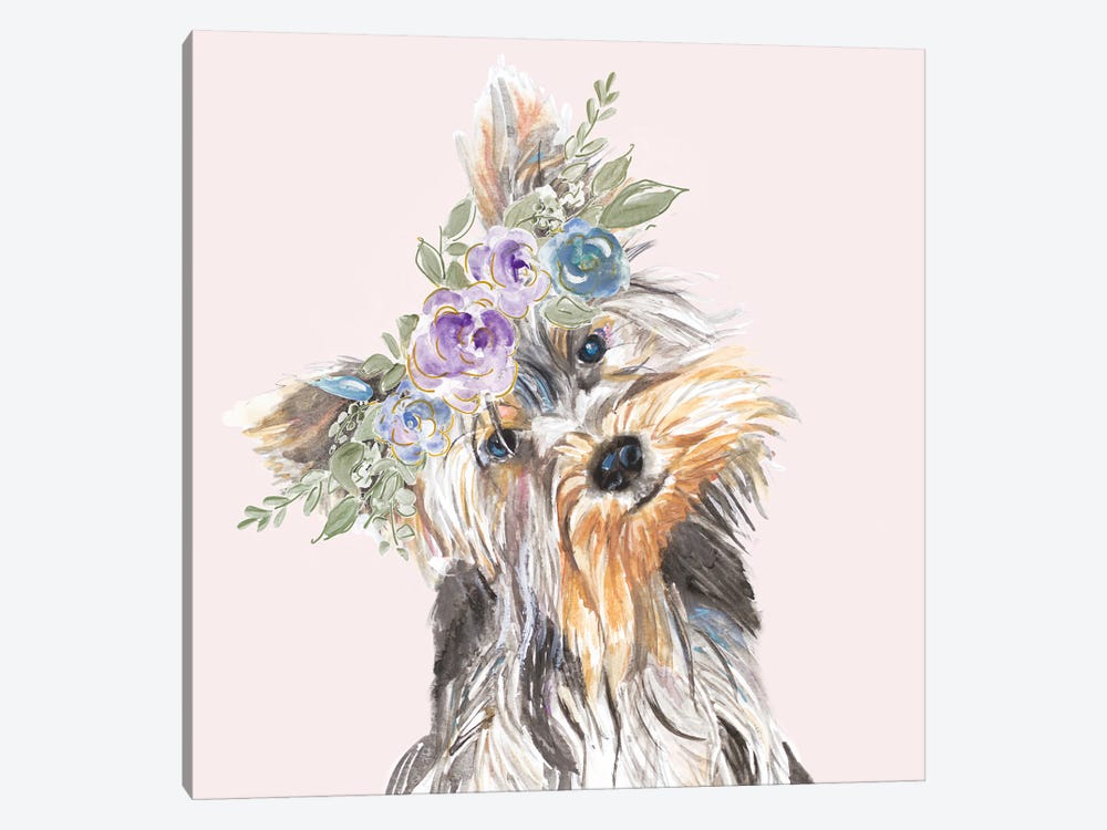 Flower Crown Pet II by Patricia Pinto 1-piece Canvas Art Print