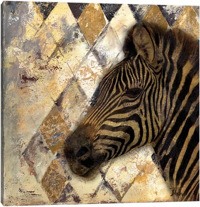 Golden Safari I Canvas Art Print - Global Patterns