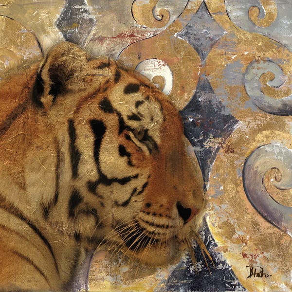 Global Patterns: Golden Safari II by Patricia Pinto