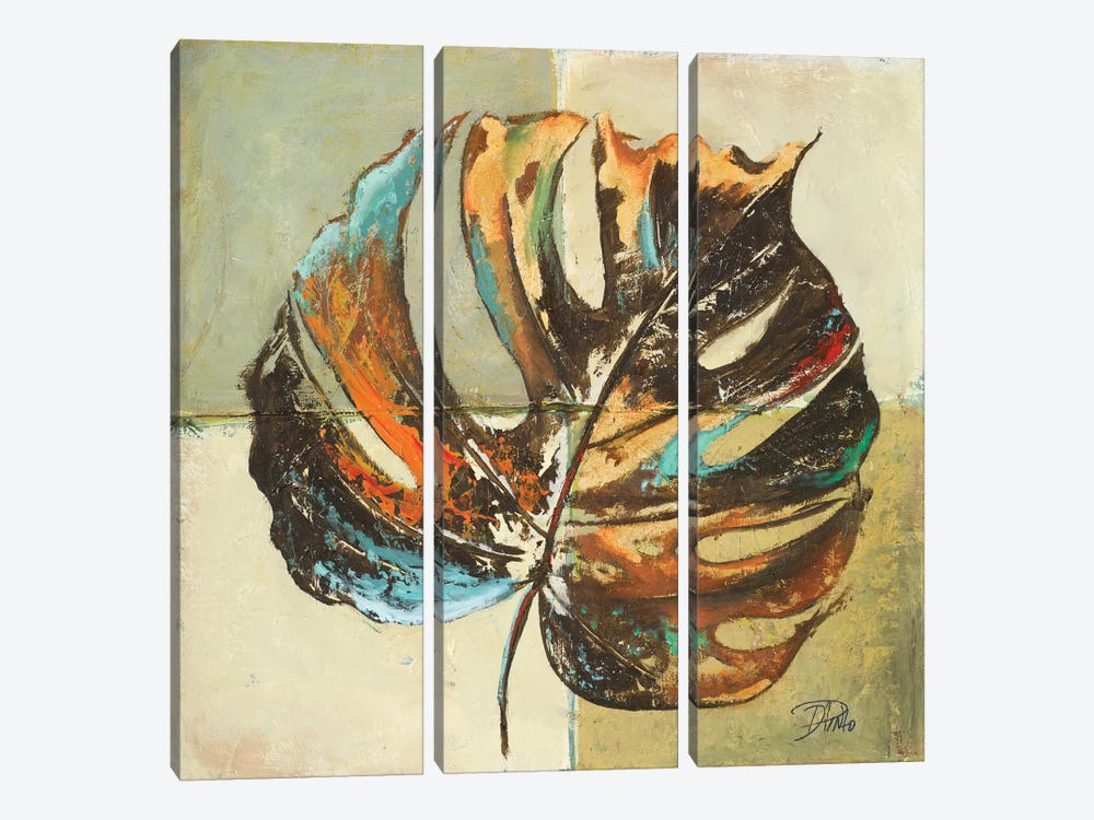 Contemporary Leaves I by Patricia Pinto 3-piece Art Print