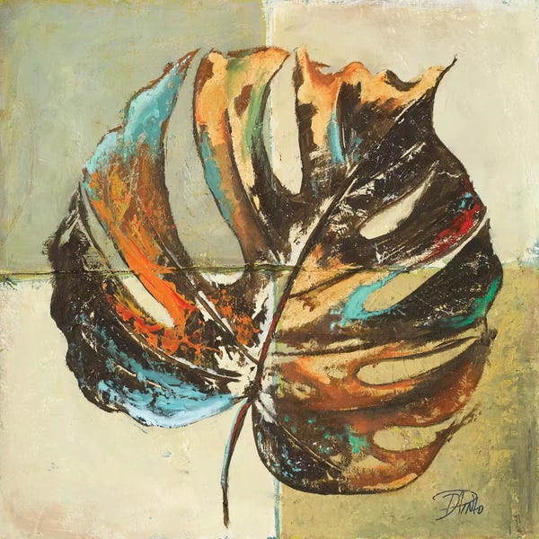 Patricia Pinto: Contemporary Leaves I Square by Patricia Pinto
