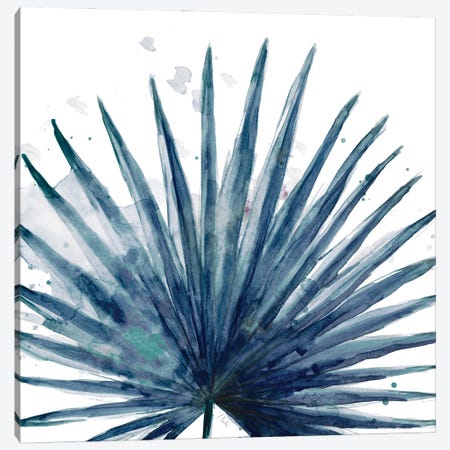 Teal Palm Frond II Canvas Print #PPI997} by Patricia Pinto Canvas Print
