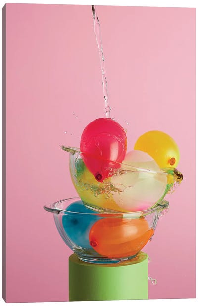 Summer Splash Canvas Art Print - Balloons