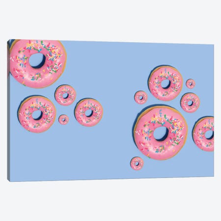Pink Donuts Reunited Canvas Print #PPM129} by Pepino de Mar Canvas Artwork