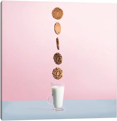 Cookie Dance Canvas Art Print - Dairy Art