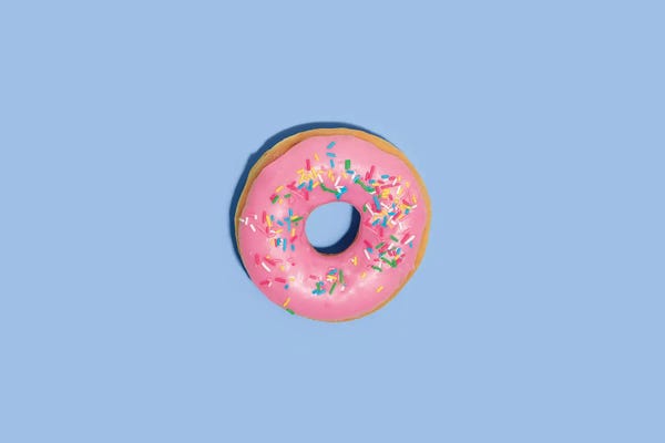 Pepino de Mar: Chubby Pink Donut by Pepino de Mar