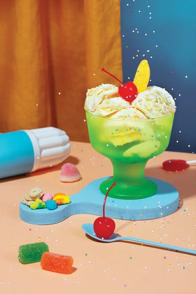 Ice Cream & Popsicles: Colorful Ice Cream by Pepino de Mar