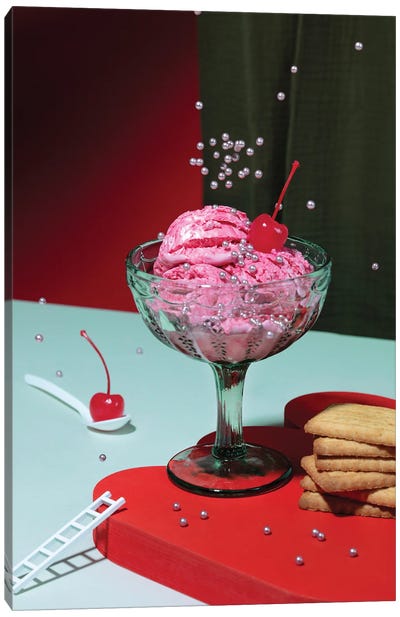 Sprinkle Attack Canvas Art Print - Ice Cream & Popsicle Art