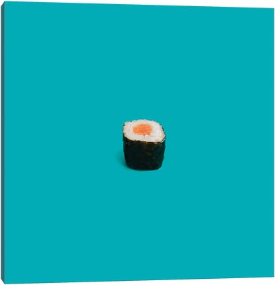 Salmon Maki Canvas Art Print - Sushi