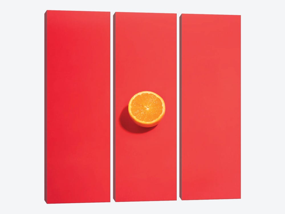 Sliced Orange by Pepino de Mar 3-piece Art Print