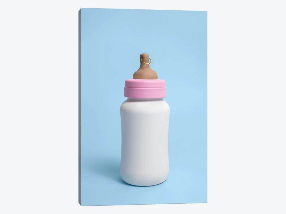 Baby Bottle by Pepino de Mar 1-piece Canvas Art Print