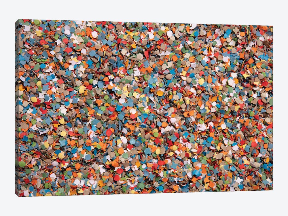 Confetti Background by Pepino de Mar 1-piece Canvas Art Print