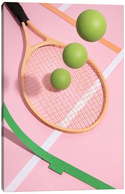 Tennis Balls Canvas Art Print - Pepino de Mar