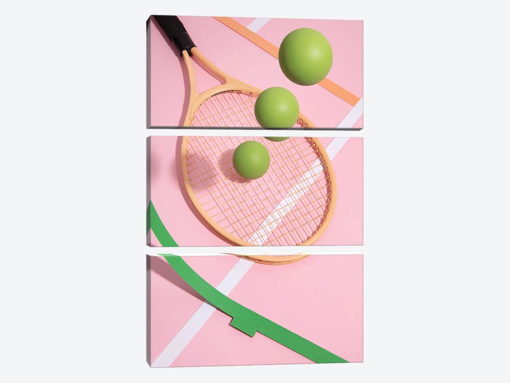 Tennis Balls by Pepino de Mar 3-piece Canvas Art