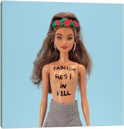 Fascism Olo Canvas Art Print - Barbie