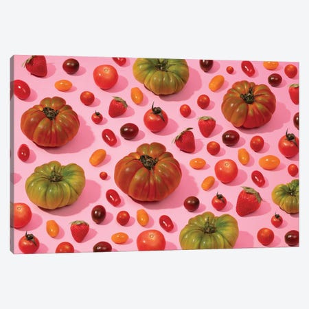 Tomatoes And Strawberries Canvas Print #PPM205} by Pepino de Mar Canvas Wall Art