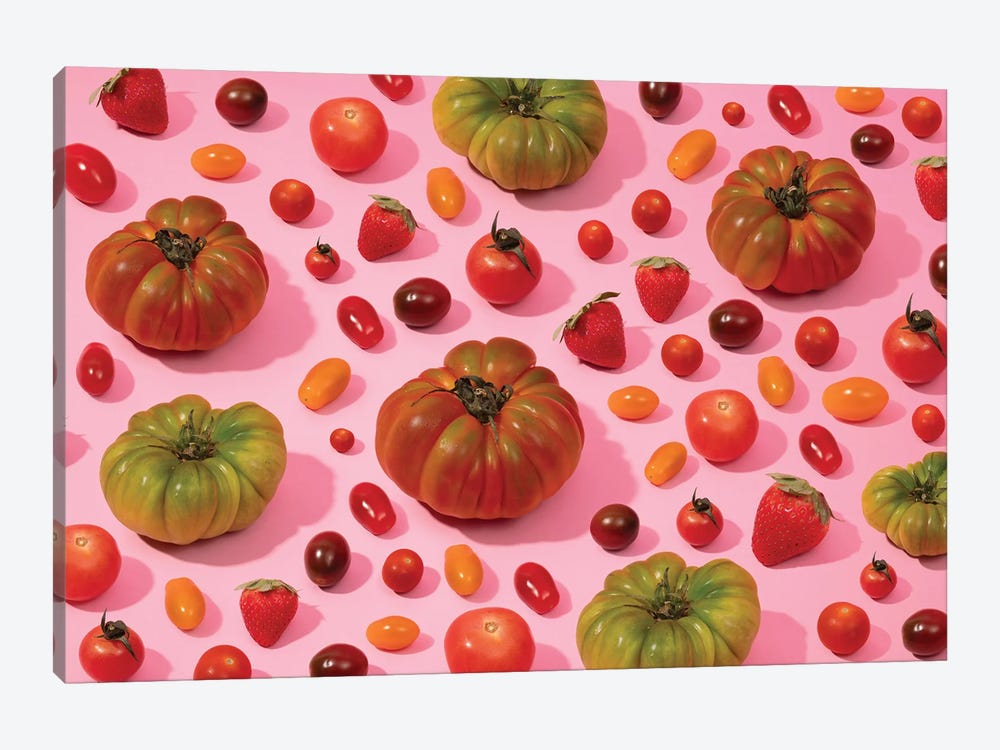 Tomatoes And Strawberries by Pepino de Mar 1-piece Canvas Print