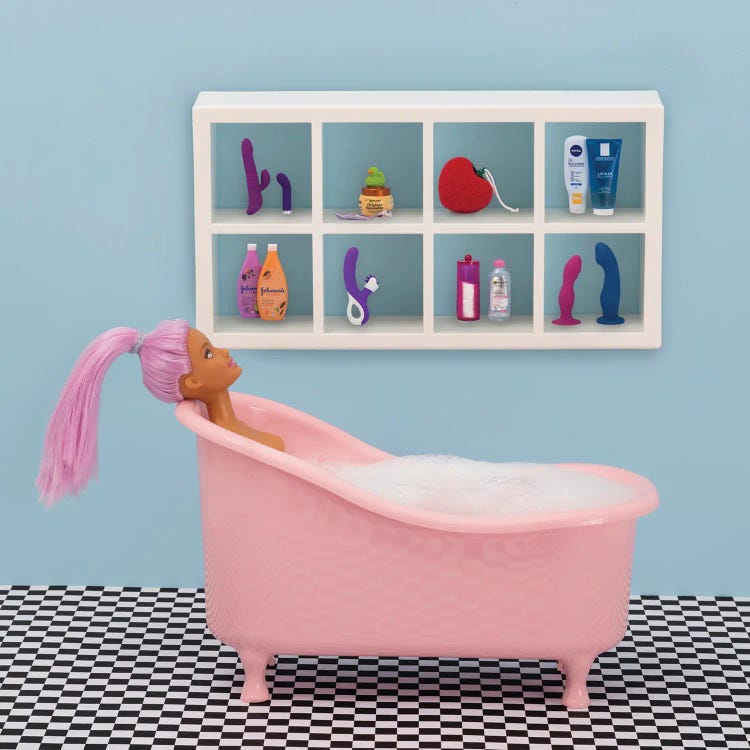 Fun At Bath Time by Pepino de Mar wall art