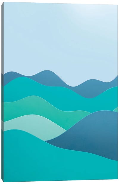 Sea - Abstract Canvas Art Print - Pepino de Mar