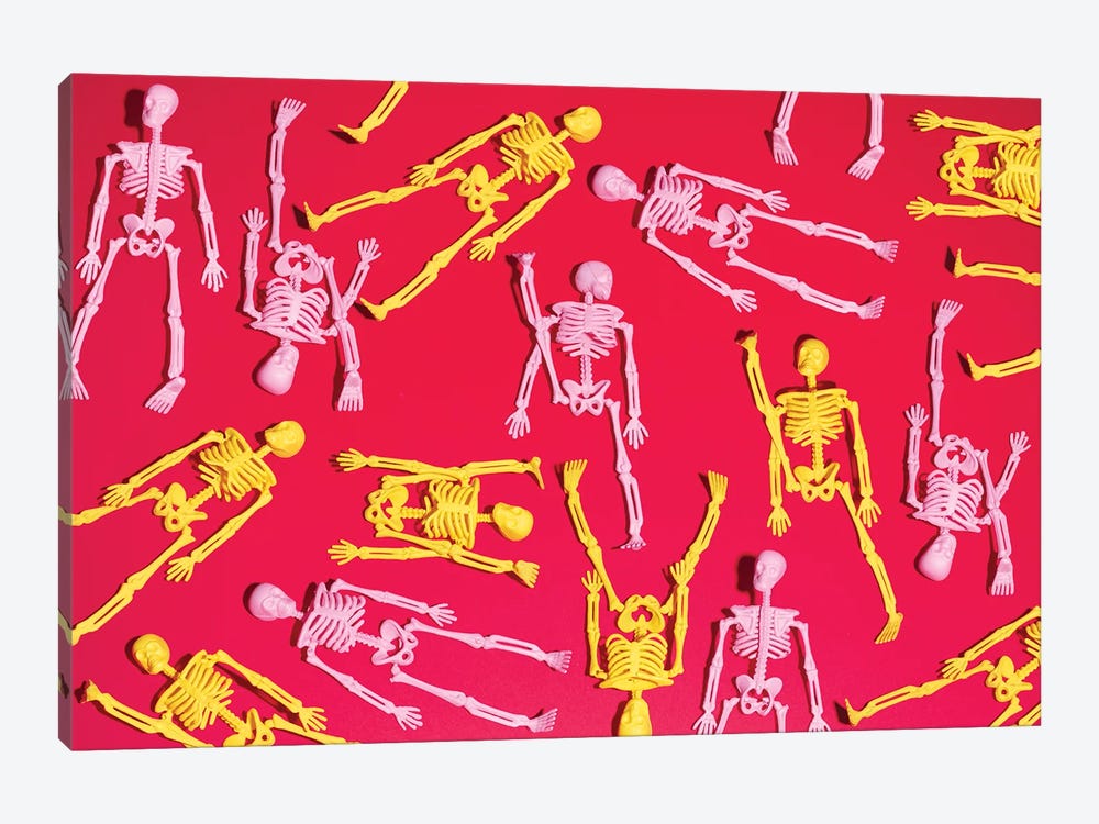 Skeleton Party by Pepino de Mar 1-piece Canvas Art