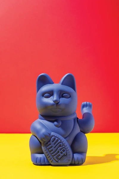 Still Life Photography: Blue Neko by Pepino de Mar