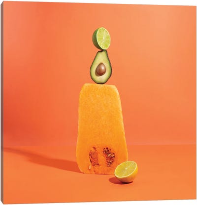 Vegetables Totem Canvas Art Print - Avocados