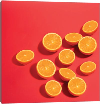 Orange Slices Canvas Art Print - Pepino de Mar