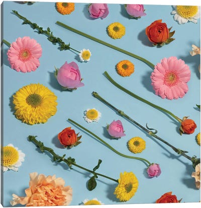 Flower Pattern Canvas Art Print