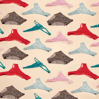 Lingerie Pattern by Pepino de Mar multi panel art