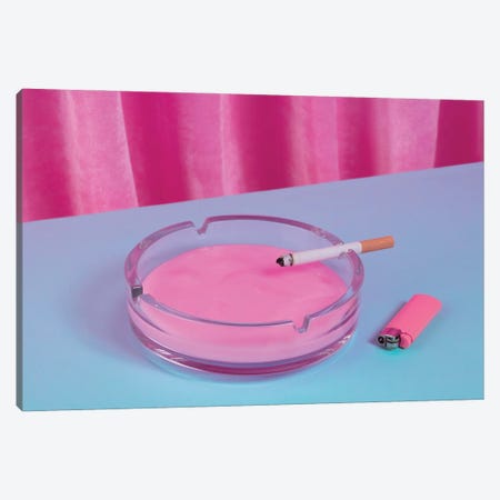 Smoke In Pink Canvas Print #PPM374} by Pepino de Mar Canvas Art