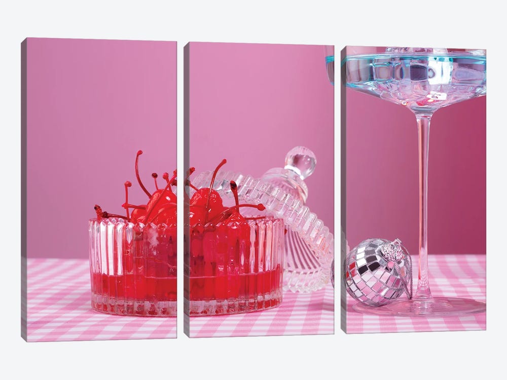 The Cherry Party by Pepino de Mar 3-piece Canvas Print