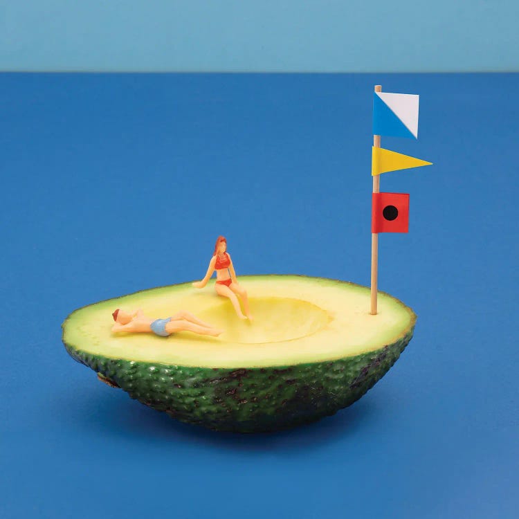 Avocado Boat by Pepino de Mar wall art