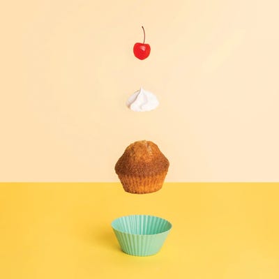 Floating Cupcake by Pepino de Mar art print